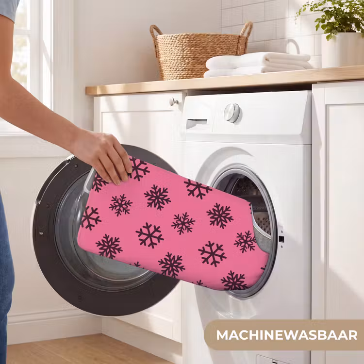 WC Mat - Sneeuwvlok - Paars - Roze - Kerst — 6