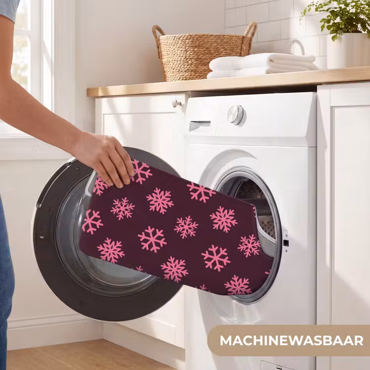 WC Mat - Sneeuwvlok - Roze - Paars - Kerst — 6