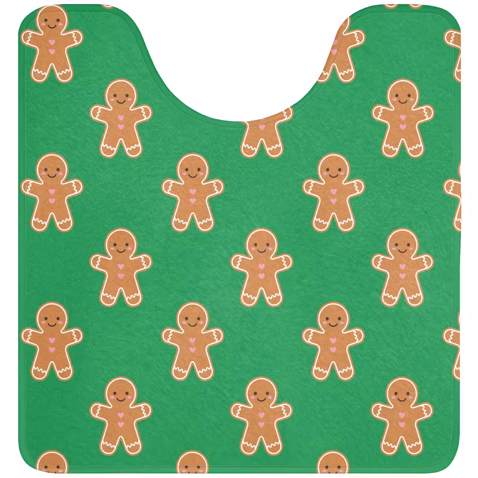 WC Mat - Peperkoek - Kerst - Neon - Groen — 1