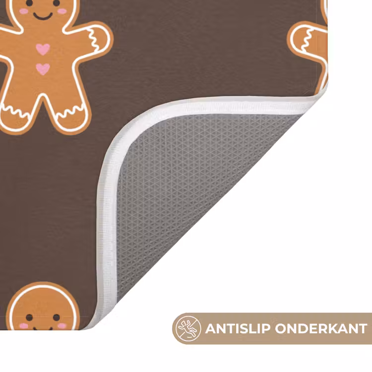WC Mat - Peperkoek - Kerst - Bruin — 4