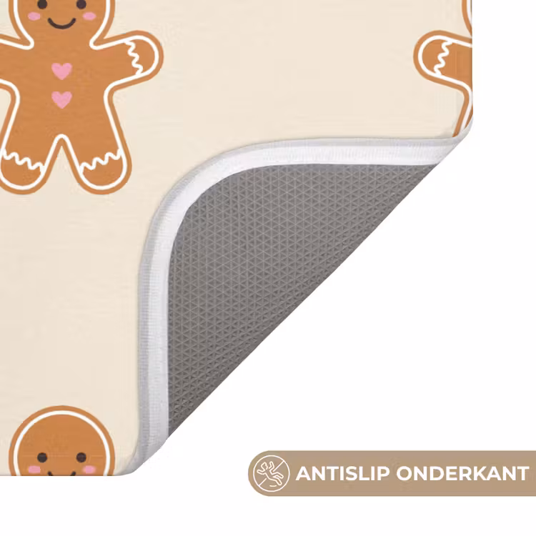 WC Mat - Peperkoek - Kerst - Crème — 4