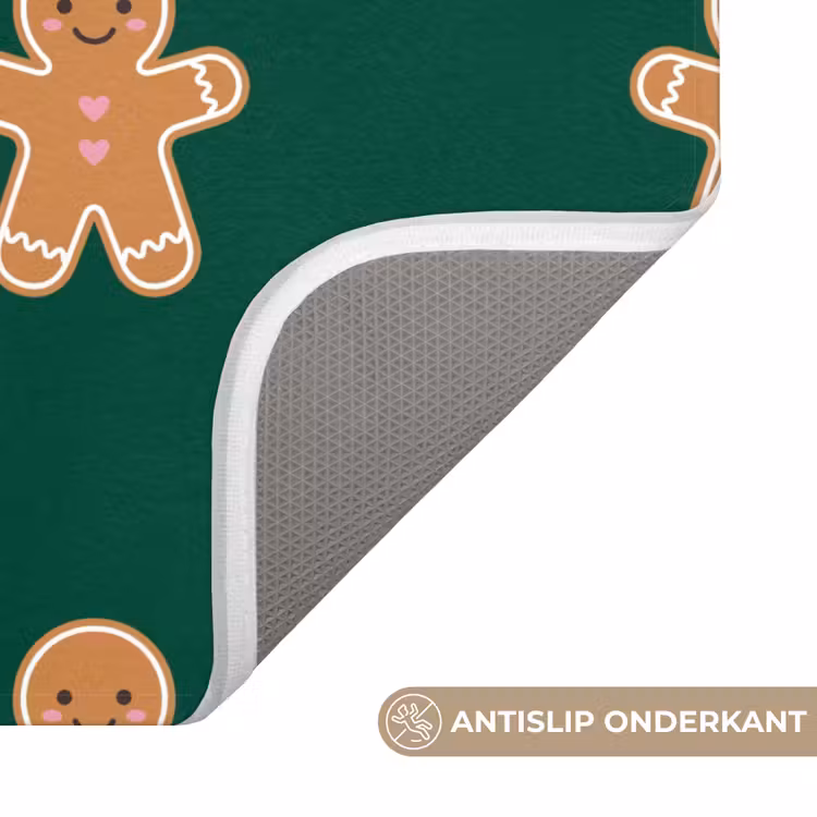 WC Mat - Peperkoek - Kerst - Groen — 4