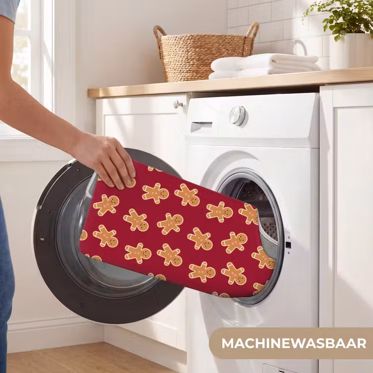 WC Mat - Peperkoek - Rood - Bruin - Kerst — 6