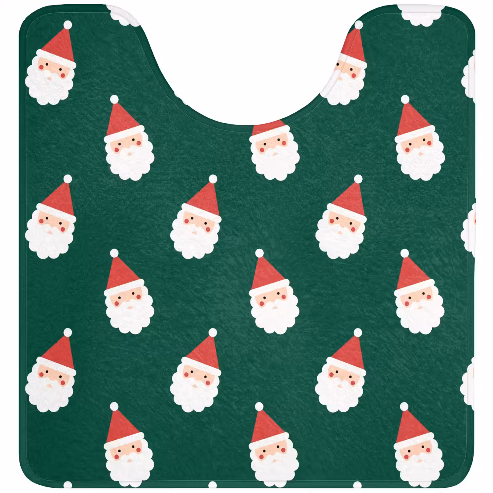 WC Mat - Kerstman - Kerst - Groen — 1