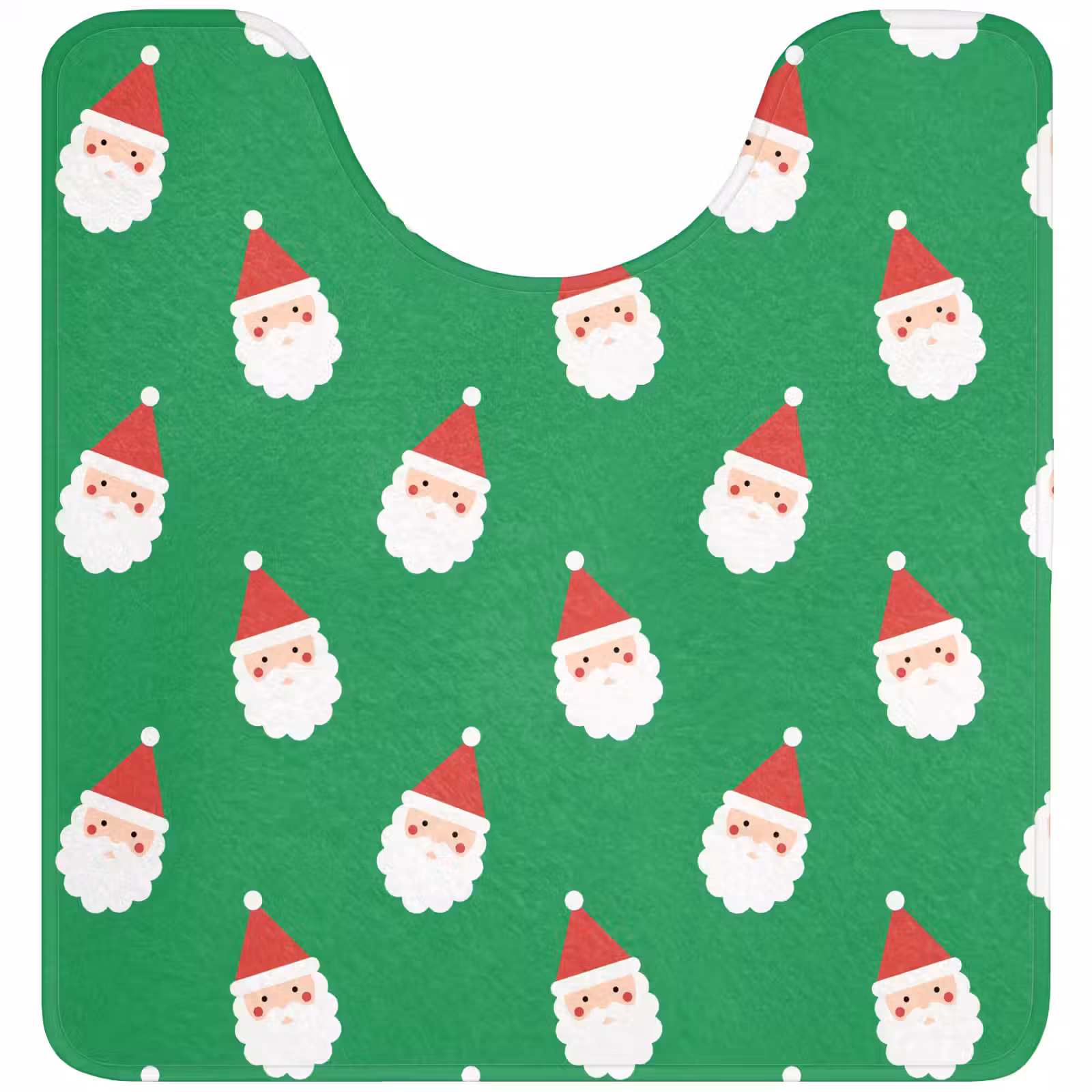 WC Mat - Kerstman - Kerst - Neon - Groen — 1