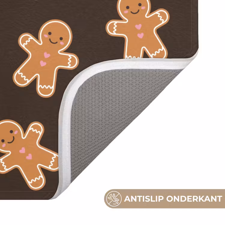 WC Mat - Bruin - Peperkoek - Kerst — 4