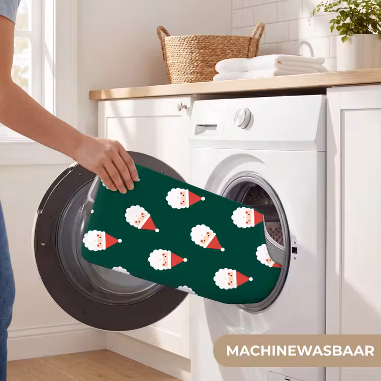 WC Mat - Kerstman - Kerst - Groen — 6