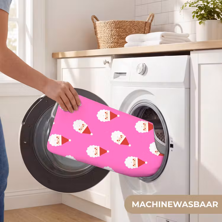 WC Mat - Kerstman - Kerst - Roze - Rood — 6