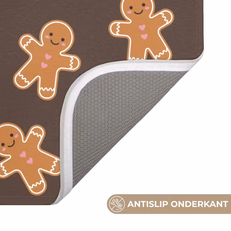 WC Mat - Peperkoek - Kerstmis - Bruin — 4
