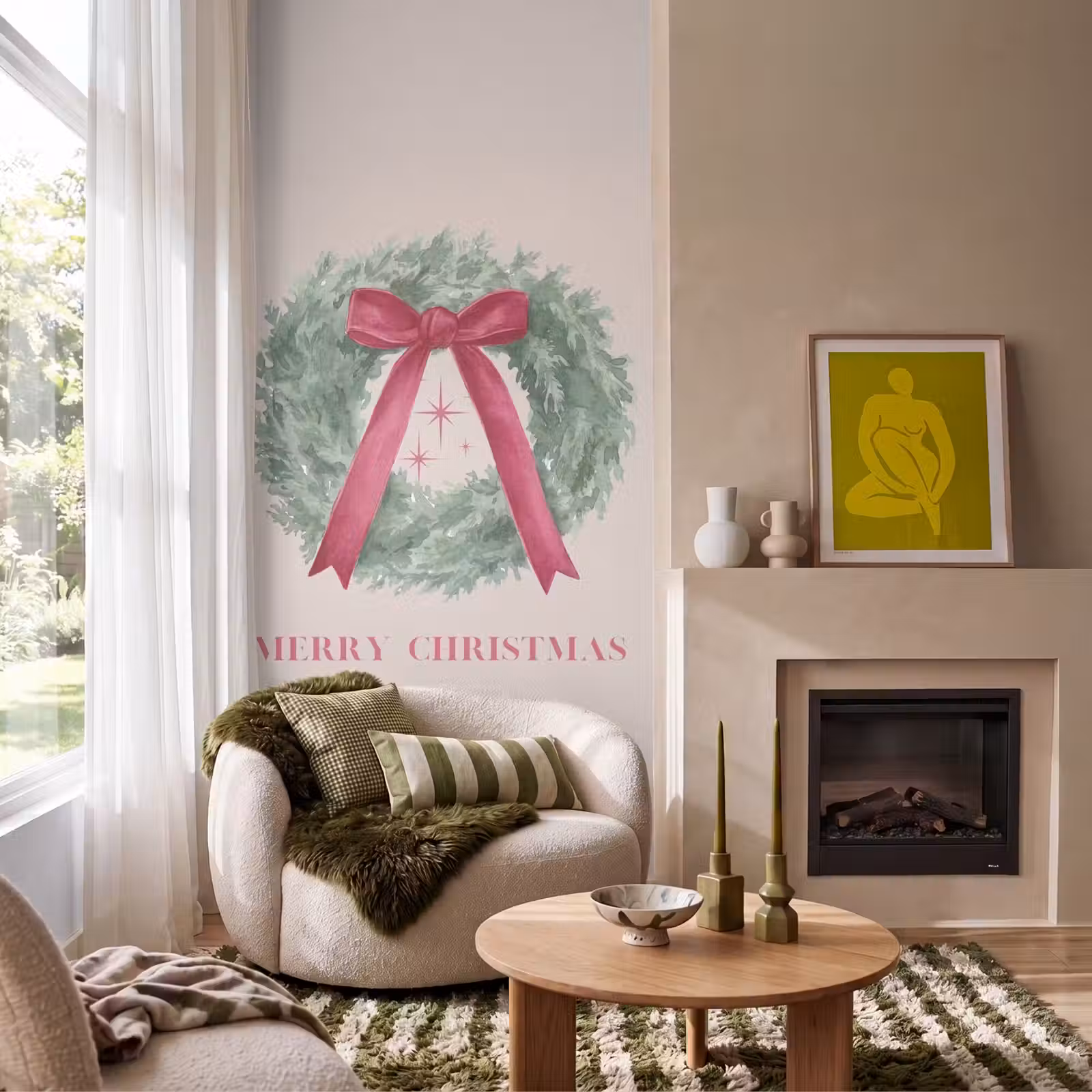Behang - Winter - Kerst - Tekst — 1