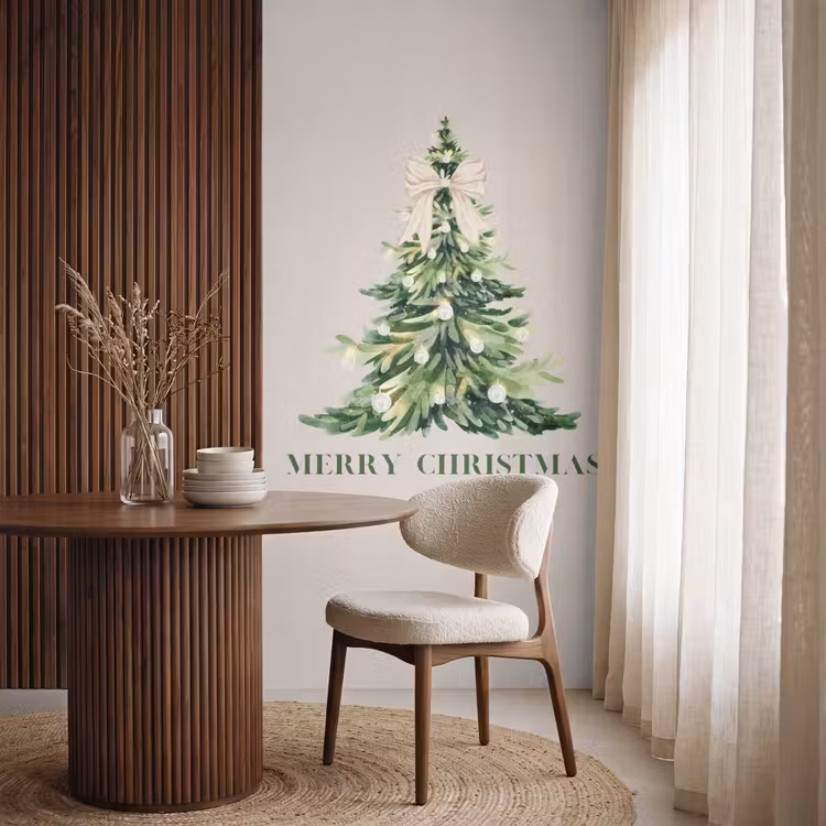 Behang - Kerst - Kerstboom - Tekst — 4