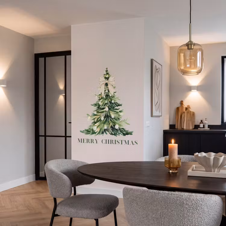 Behang - Kerst - Kerstboom - Tekst — 5