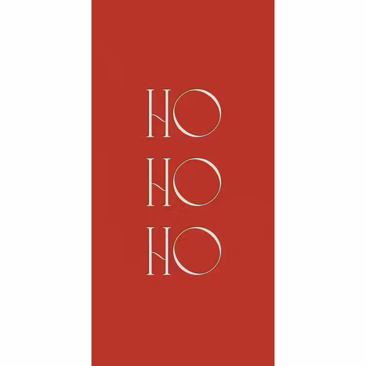 Behang - Tekst - Kerst - Modern - Rood — 2