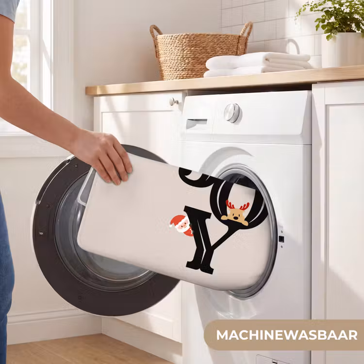 Badmat - Joy - Animatie - Zwart - Kerst — 7