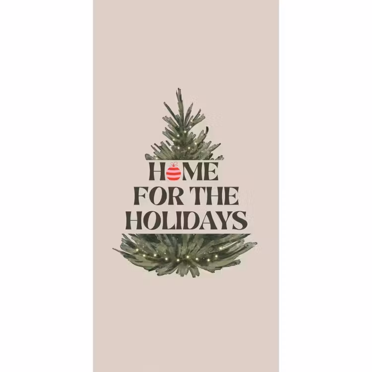 Behang - Kerst - Tekst - Kerstboom - Beige — 2