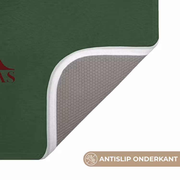 Badmat - Merry - Tekst - Groen - Kerst — 3