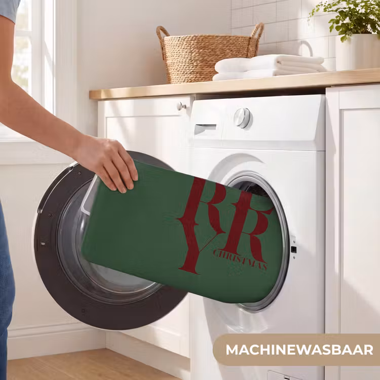Badmat - Merry - Tekst - Groen - Kerst — 7