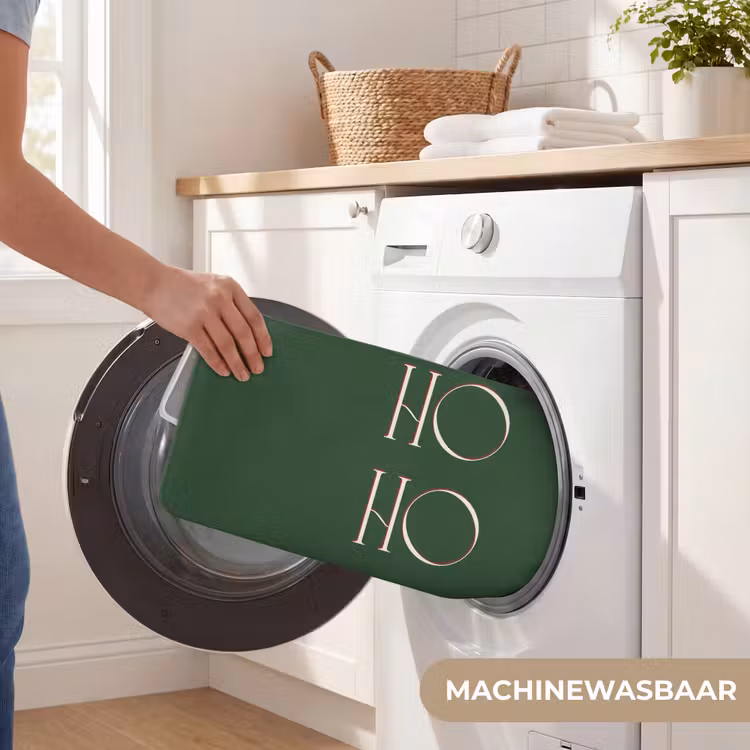 Badmat - Tekst - Kerst - Modern - Groen — 7