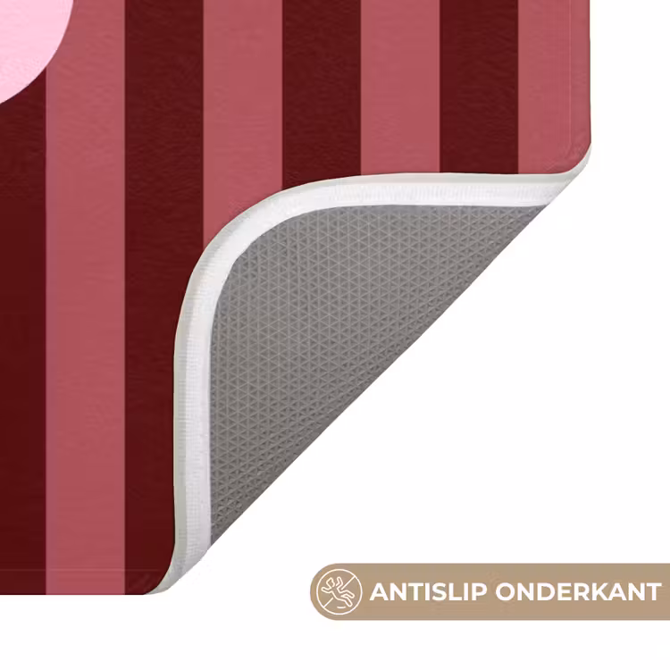 Badmat - Joy - Kerst - Tekst - Roze — 3