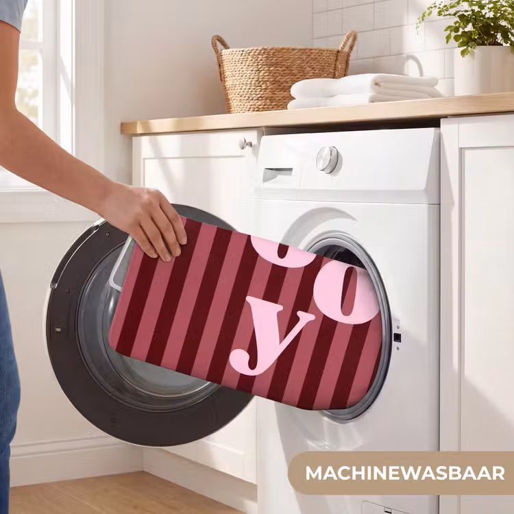 Badmat - Joy - Kerst - Tekst - Roze — 7