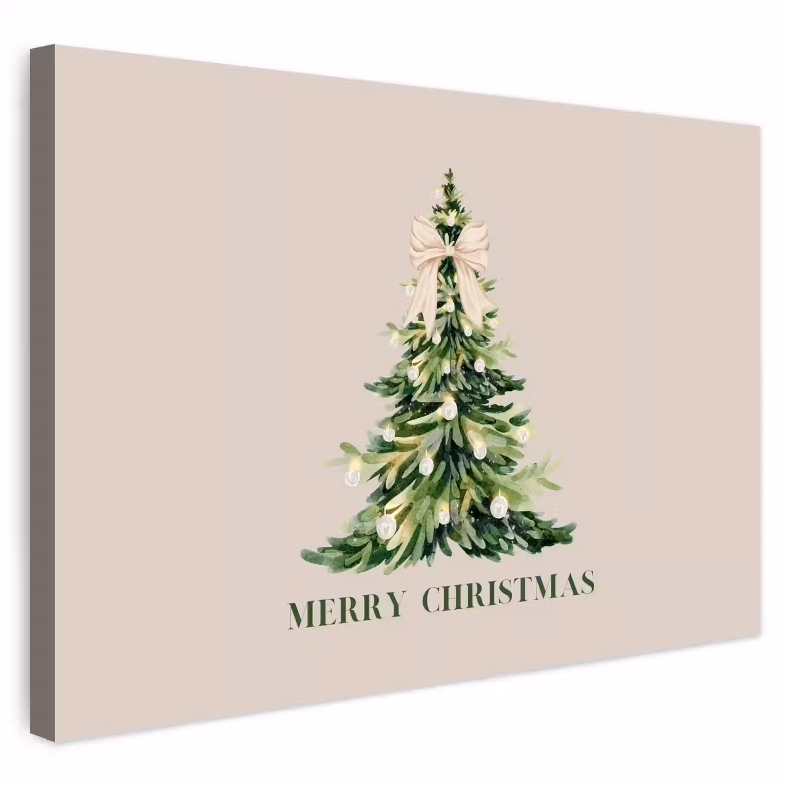 Buiten canvas - Kerst - Kerstboom - Tekst — 1