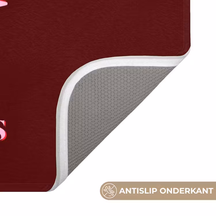 Badmat - Cocktail - Kerst - Burgundy - Roze — 3