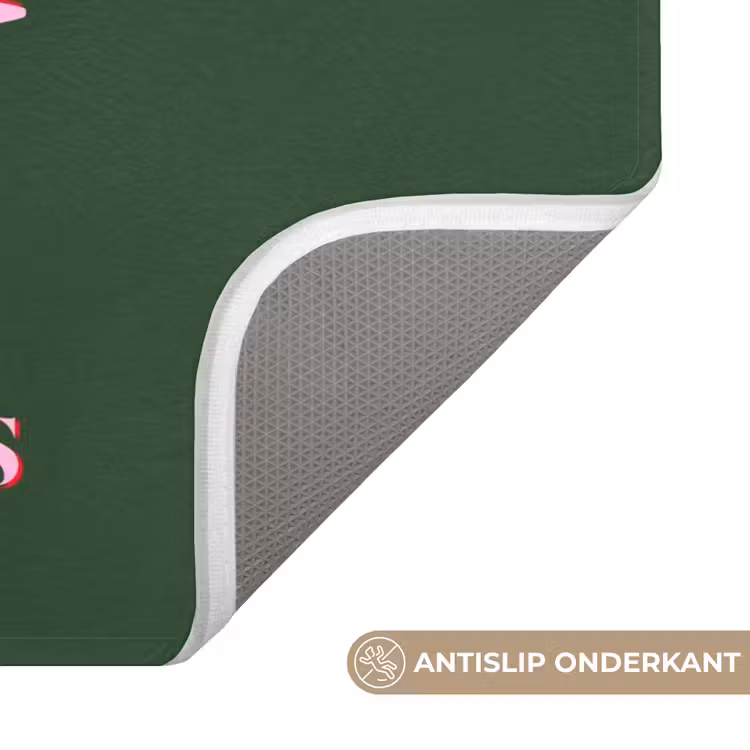 Badmat - Cocktail - Kerst - Roze - Groen — 3