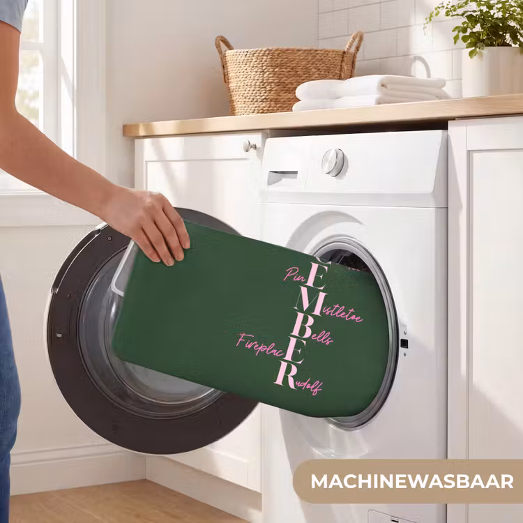 Badmat - December - Tekst - Kerst - Groen — 7