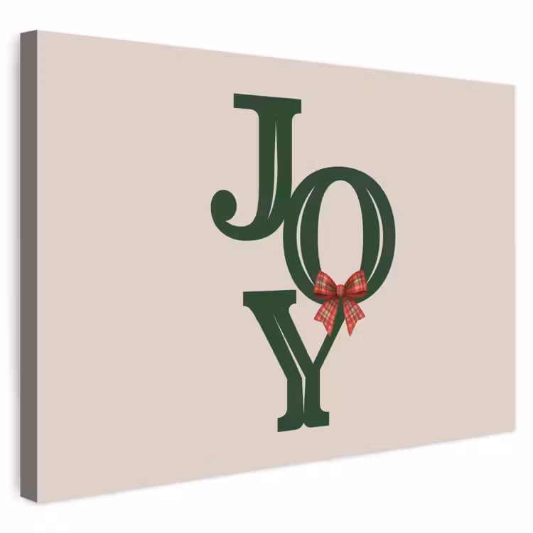 Buiten canvas - Tekst - Kerst - Groen — 1