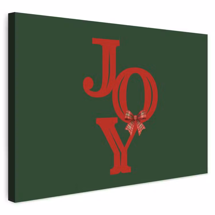 Buiten canvas - Tekst - Kerst - Rood — 1
