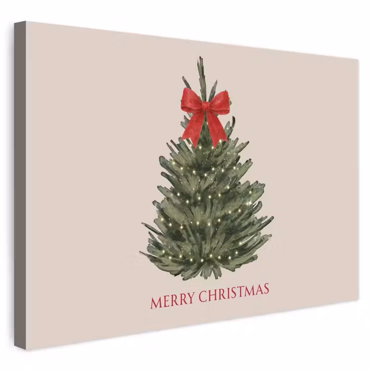 Buiten canvas - Tekst - Kerst - Kerstboom — 1