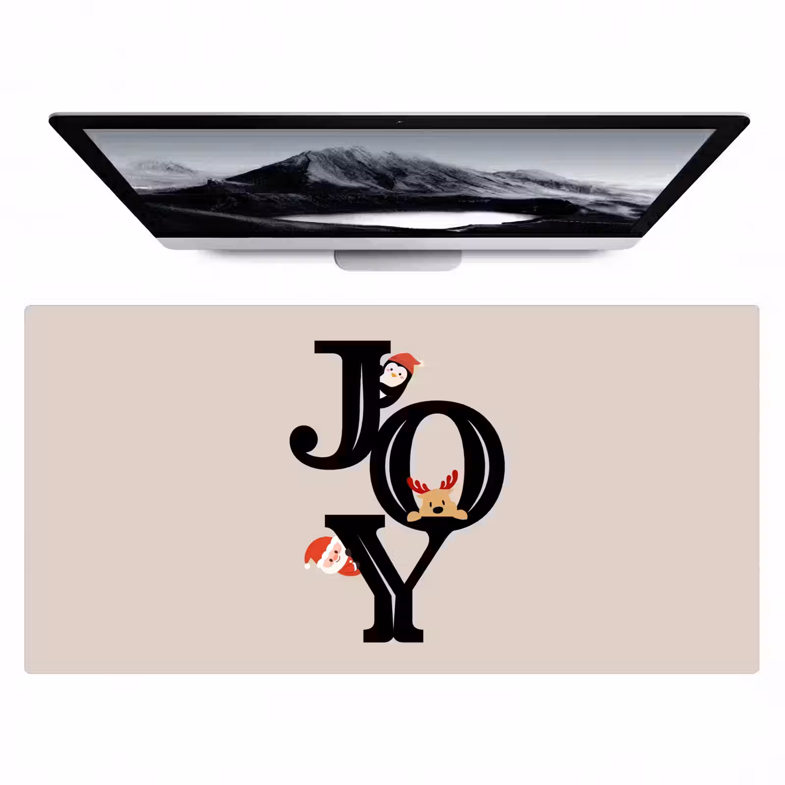 Bureau onderlegger - Joy - Animatie - Zwart - Kerst — 1