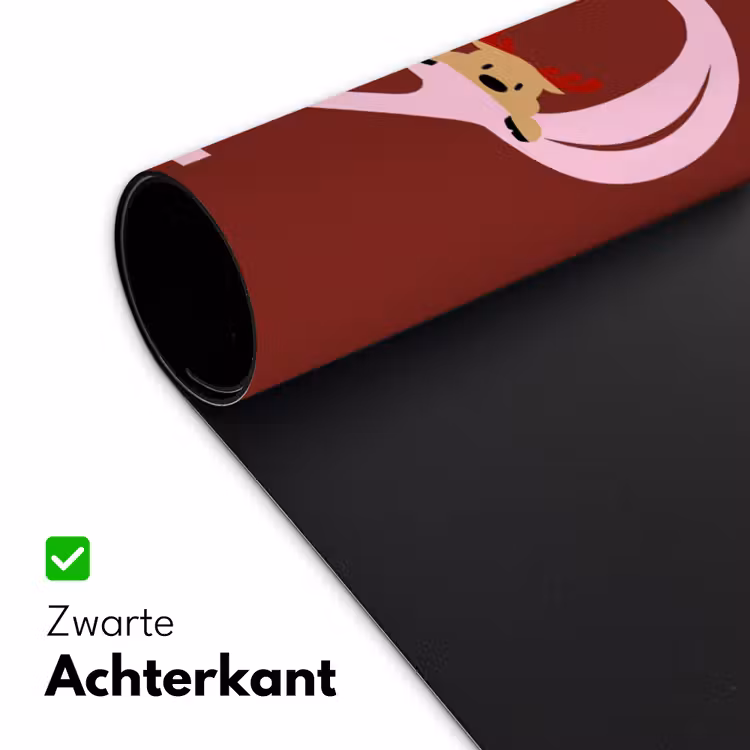 Bureau onderlegger - Joy - Kerst - Animatie - Rood - Roze — 5