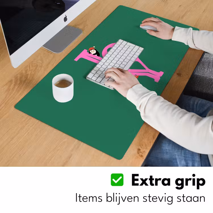 Bureau onderlegger - Joy - Kerst - Animatie - Roze - Groen — 6