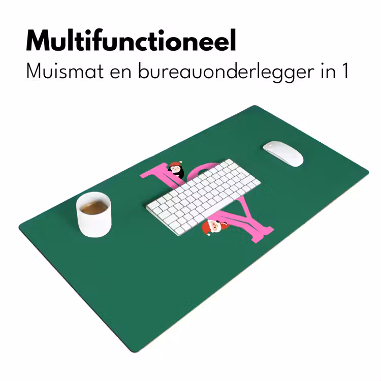 Bureau onderlegger - Joy - Kerst - Animatie - Roze - Groen — 7