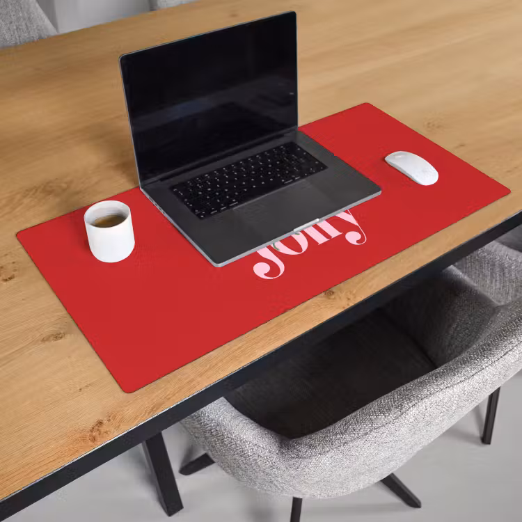 Bureau onderlegger - Kerst - Roze - Rood - Tekst — 3