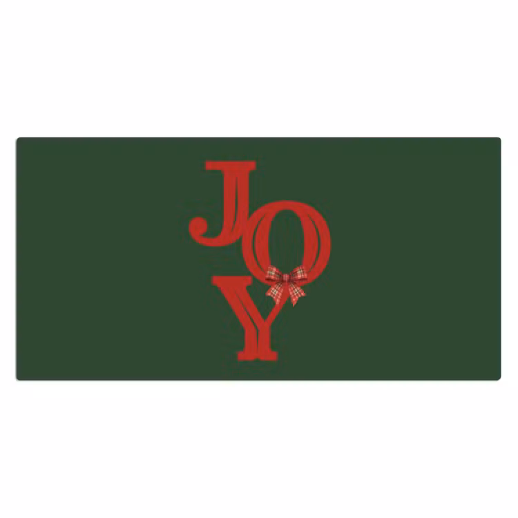 Bureau onderlegger - Tekst - Kerst - Rood — 2