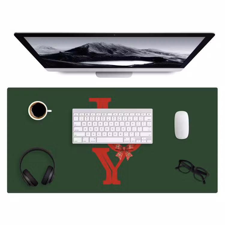 Bureau onderlegger - Tekst - Kerst - Rood — 4