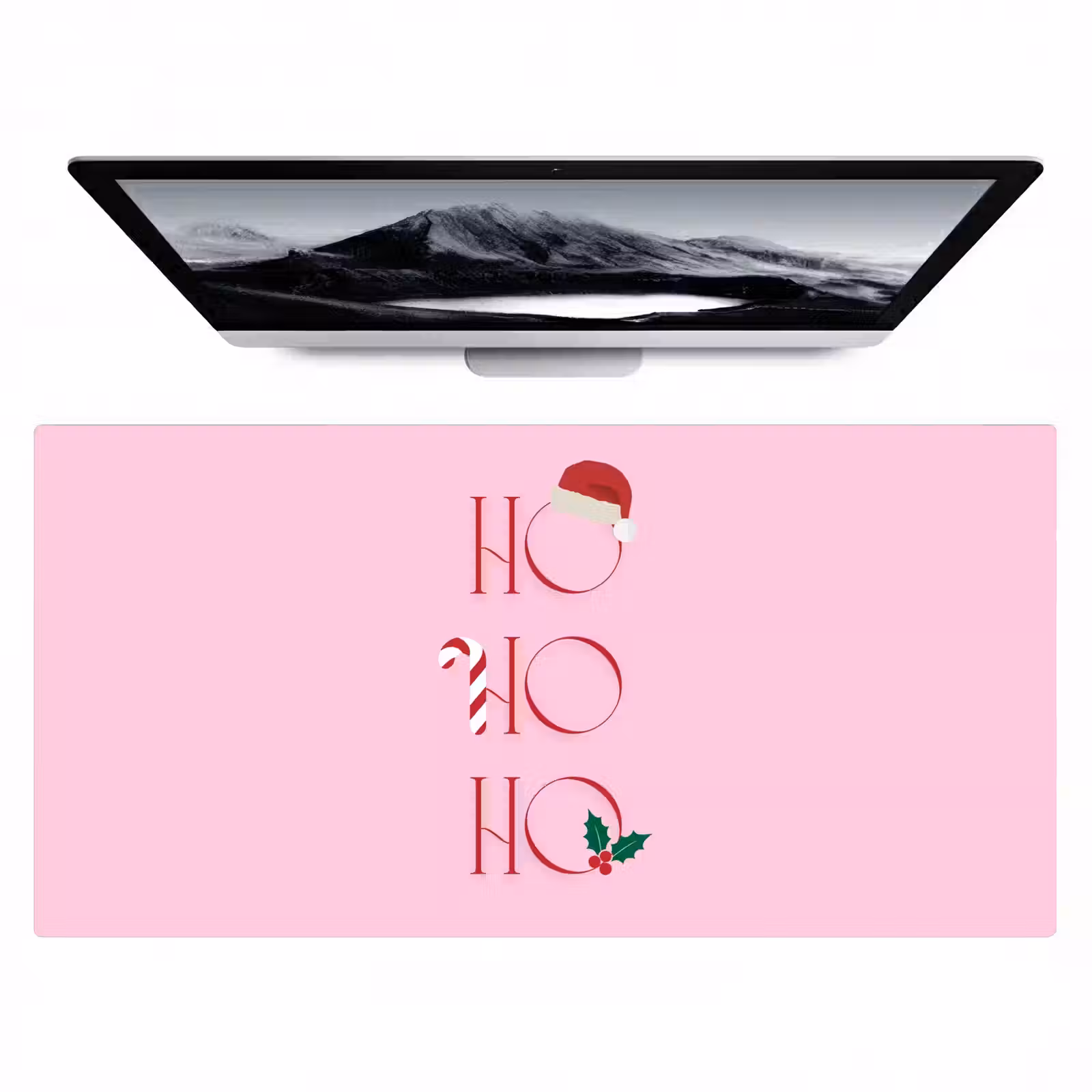 Bureau onderlegger - Kerst - Tekst - Roze - Illustratie — 1