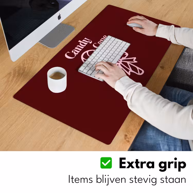 Bureau onderlegger - Kerst - Snoep - Tekst - Roze — 6