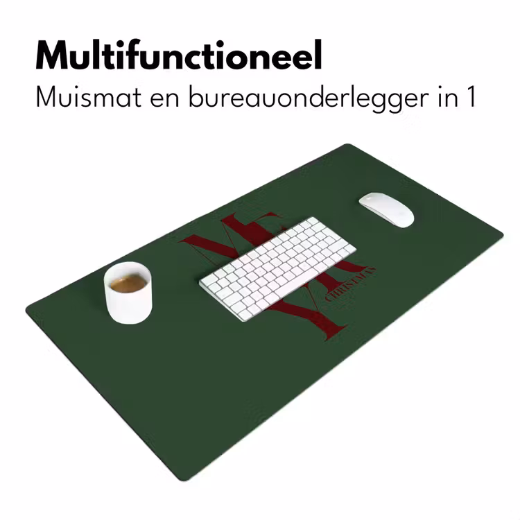 Bureau onderlegger - Merry - Tekst - Groen - Kerst — 7