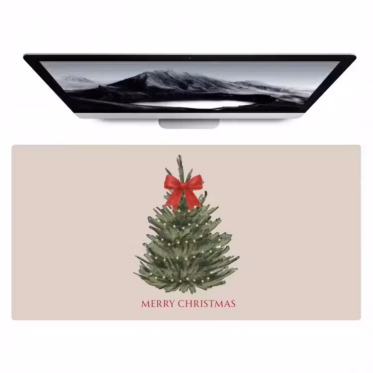 Bureau onderlegger - Tekst - Kerst - Kerstboom — 1