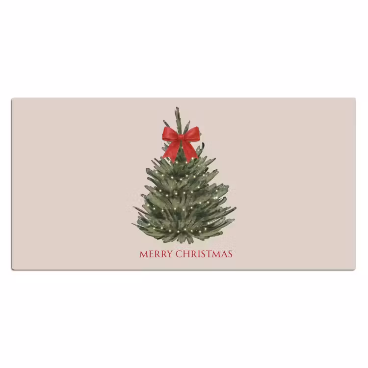 Bureau onderlegger - Tekst - Kerst - Kerstboom — 2