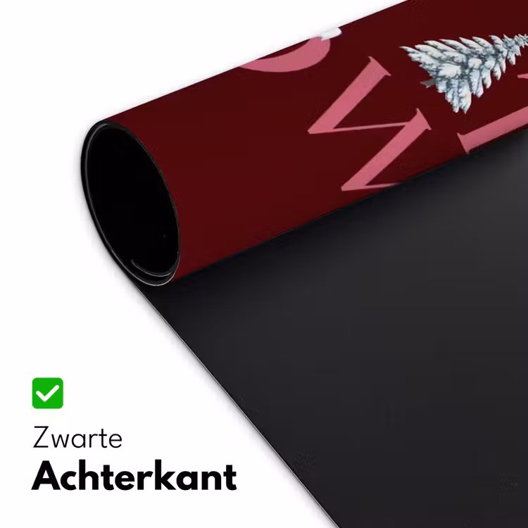 Bureau onderlegger - Tekst - Kerst - Sneeuw - Roze — 5