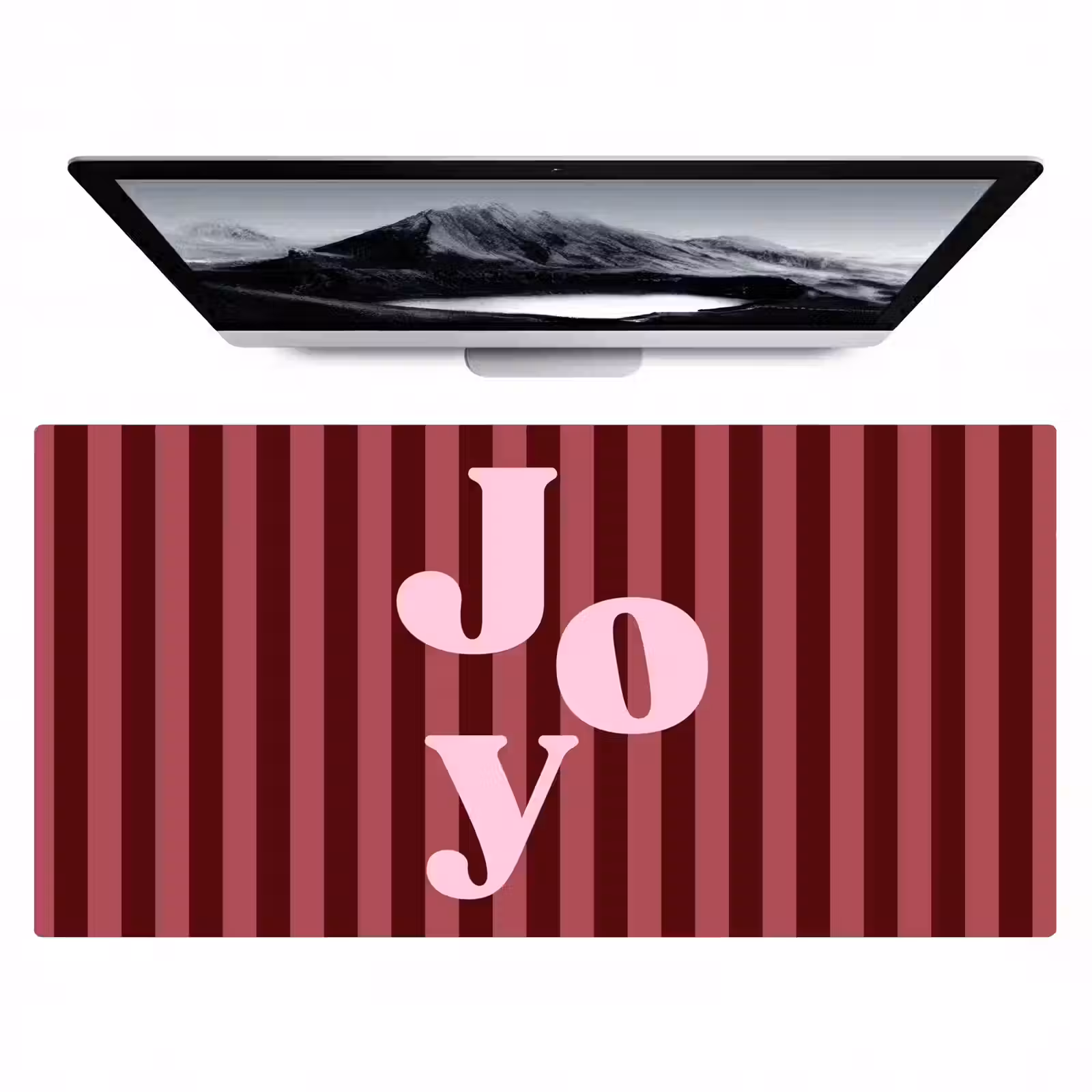 Bureau onderlegger - Joy - Kerst - Tekst - Roze — 1