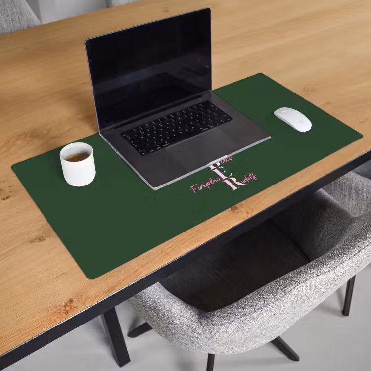 Bureau onderlegger - December - Tekst - Kerst - Groen — 3