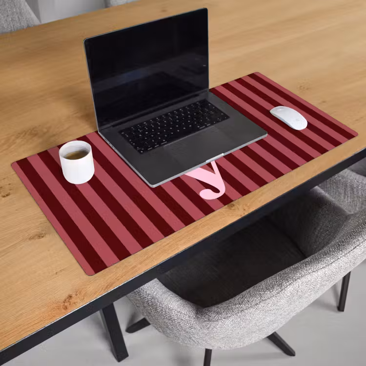 Bureau onderlegger - Joy - Kerst - Tekst - Roze — 3