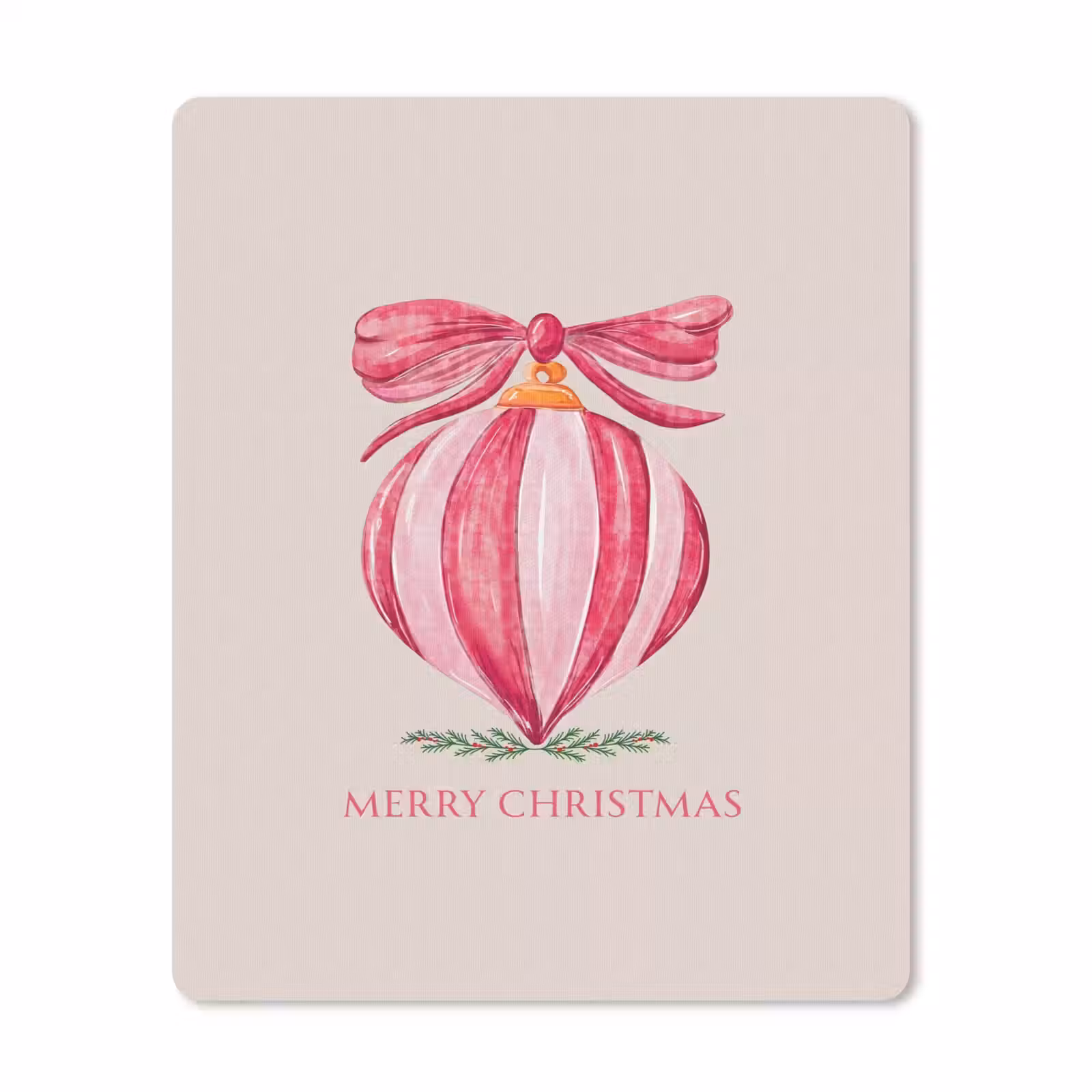 Muismat - Kerst - Kerstbal - Tekst — 1