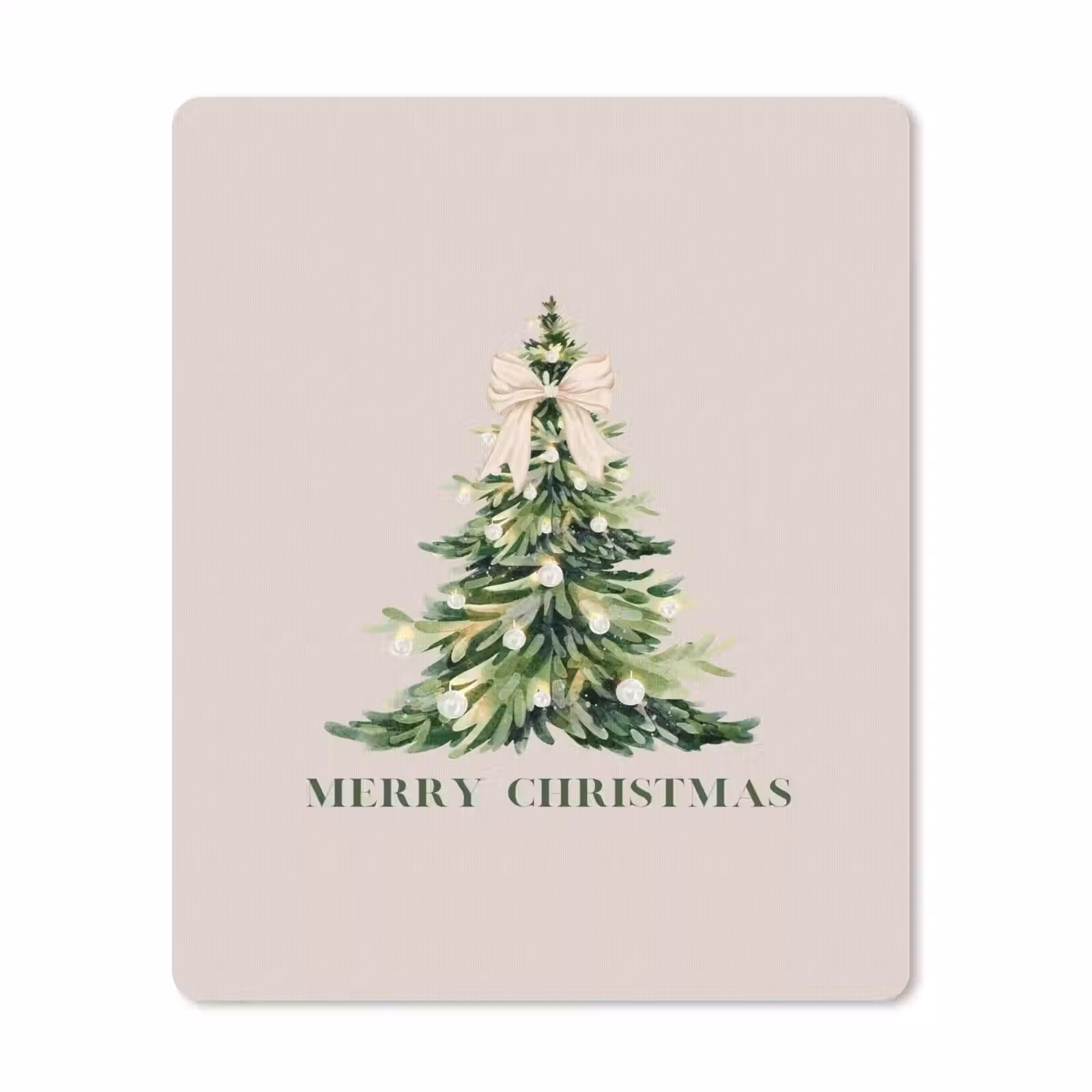 Muismat - Kerst - Kerstboom - Tekst — 1