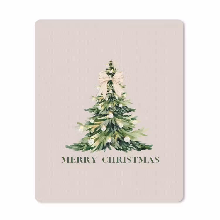 Muismat - Kerst - Kerstboom - Tekst — 1